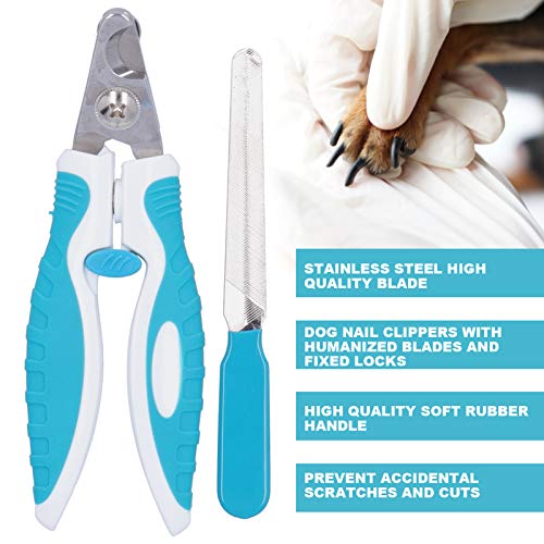 Obcinacze do paznokci dla zwierząt domowych, pilnik do obcinania paznokci, antypoślizgowy Przyjazny dla użytkownika Wygodny dla psa - obrazek 4