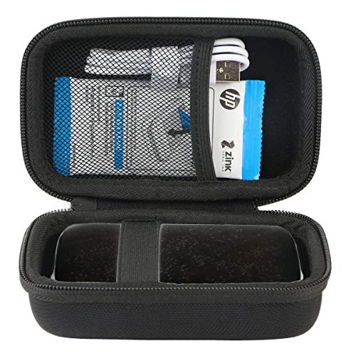 Khanka Twarde etui do drukarki fotograficznej HP Sprocket 200&Sprocket 1. i 2. generacji. Pasuje do 5 x 7,6 cm / 2 x 3 cale zębatki (czarny) - obrazek 5