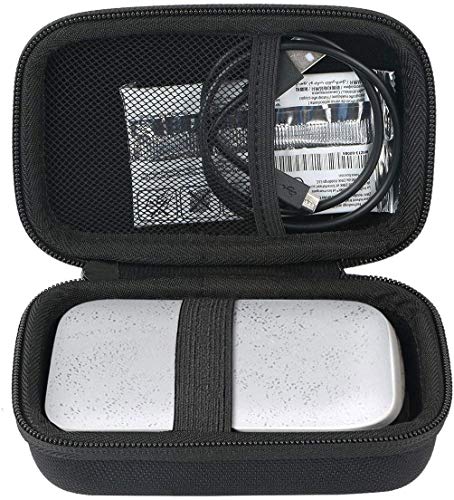 Khanka Twarde etui do drukarki fotograficznej HP Sprocket 200&Sprocket 1. i 2. generacji. Pasuje do 5 x 7,6 cm / 2 x 3 cale zębatki (czarny) - obrazek 3