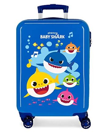 Walizka na kółkach Baby Shark Happy Family Ocean Sharks
