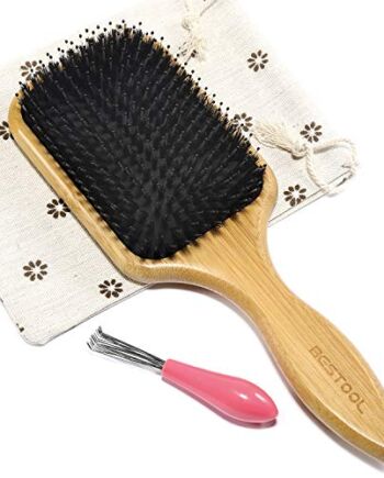 BESTOOL Szczotka do włosów, szczotka do włosów z włosia dzika dla kobi