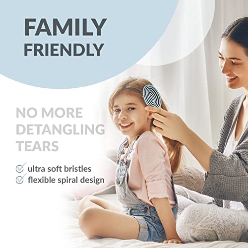 marQus Bio szczotka do włosów bez plątania, z podwójną sprężyną spiral - obrazek 4