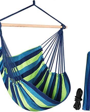 Chihee krzesło hamak duży relaks hamak wiszące krzesło tkaniny bawełna