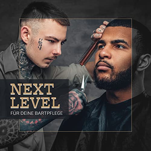 lampox Męska okrągła szczotka do brody, stylizacja brody, szczotka do - obrazek 3