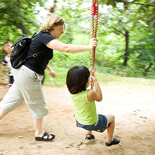 2 sztuki regulowanych linek do huśtawek, przedłużenie huśtawki na świeżym powietrzu, 1,8 m linka przedłużająca, jedna para, 2 linki Pe-linki, idealna do hamaków, krzeseł bujanych - obrazek 3