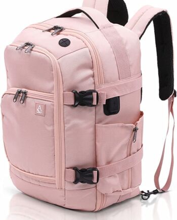 Aerolite plecak maksymalny dopuszczalny rozmiar bagażu podręcznego Ryanair 40 x 20 x 25 cm, zatwierdzony bagaż podręczny, lekka torba na ramię, plecak, torba lotnicza z zamkami YKK