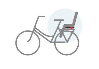 P4B rowerowy fotelik dziecięcy – montaż z tyłu na bagażniku | maks. 22 kg | fotelik dziecięcy dla dzieci na 9 miesięcy – 5 lat | uchwyt rowerowy do montażu na bagażniku | do rowerów o przekątnej ekranu 26 – 29 cali - obrazek 7