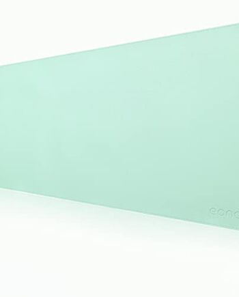 Amazon Brand - Eono Podkładka pod mysz, duża podkładka pod mysz, 80 cm x 40 cm, rozszerzona podkładka na biurko ze skóry PU, podkładka pod mysz do laptopa, dwustronna, wodoodporna, łatwa do czyszczenia, ochraniacz na biurko XXL, do gier, biura, domu