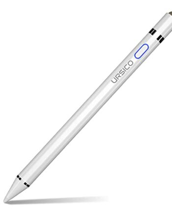 URSICO Aktywny rysik do iPada z lat 2018–2020, ignorowanie nadgarstka, 1,0 mm, bez opóźnień, nie zarysowuje ekranu, kompatybilność: iPad 6./7./8. generacji, iPad Mini 5, iPad Air 3./4. generacji, iPad Pro 3./4. generacji