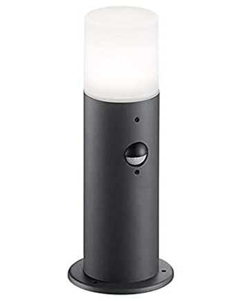 Trio Leuchten Hoosic 522260142 zewnętrzna lampa drogowa, aluminium, antracyt/biały, czujnik ruchu