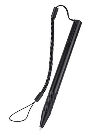 ASHATA Rysik do ekranu dotykowego, odporny na zarysowania, wysoka precyzja rysika, rysik do ekranu dotykowego, rysik Stylus z linką sprężynową do nawigacji POS/tabletu/telefonów komórkowych itd.