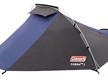 Coleman Cobra 2 namiot trekkingowy, kemping lub festiwale, mały rozmiar po spakowaniu, pasuje do plecaka, wodoszczelny HH 3000 mm, dla dwóch osób