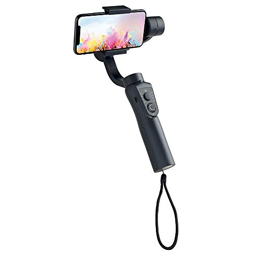 PNY Ręczny 3 Osiowy Stabilizator Gimbal do Smartfona, Szary, 1 Sztuka