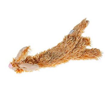 Karlie 521347 Pluszowa zabawka zając Flatinos L: 30 cm brązowa