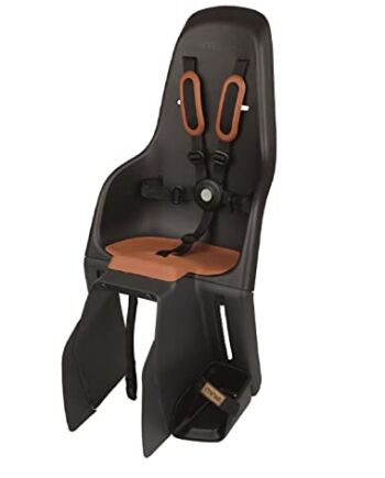 MINIA - Tylne siedzenie rowerowe dla dzieci w wieku od 9 miesięcy do 6 lat z mocowaniem do ramy lub systemem mocowania bagażnika rowerowego.