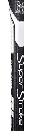 SuperStroke Traxion Pistol GT 2.0 Golf Putter Grip, unisex dla dorosłych, Traxion Pistol GT 2.0 Golf Putter Grip, czarny/biały