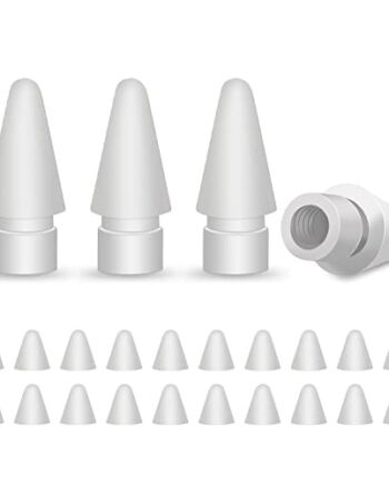 Sweetone Końcówki kompatybilne z Apple Pencil Tip 1. generacji i 2. generacji, 4 opakowania końcówek wymiennych do Apple Pencil wysoka czułość końcówki do iPada Pro iPencil stalówki (białe)