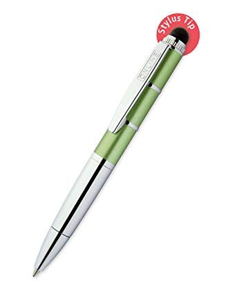 ONLINE Długopis obrotowy i rysik w jednym, z metalowym klipsem, standa