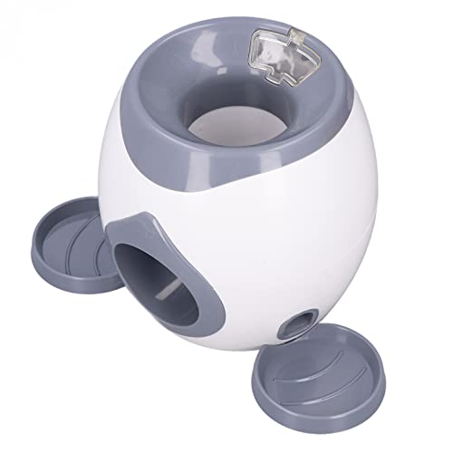 Automatyczna Wyrzutnia Piłek, Interaktywna Maszyna do Rzucania Piłek dla Psów Maszyna do Rzucania Piłek Tenisowych z 2 Tacami na żywność dla Małych i Dużych Psów, 2 Piłki w Zestawie - obrazek 3