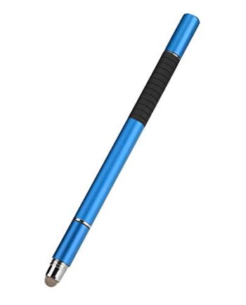 3 in 1 kapazitiven Stift, High Precision Touch-Stift für Tablet/Handy, Cloth Tip + Disc + Pen, Universal Kapazitiv Optisch-Feder für Touchscreen-Telefon(blau)
