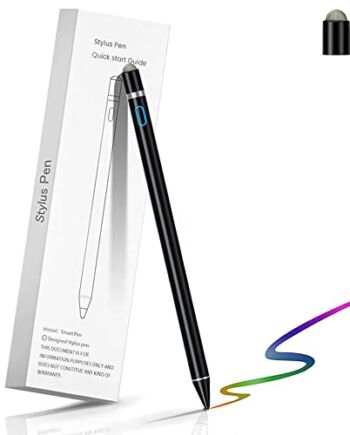 Rysiki, rysik do ekranu dotykowego, rysik do tabletu kompatybilny z iPadem, 1,4 mm wysoka precyzja i czułość punkt uniwersalny pojemnościowy rysik do większości urządzeń z ekranem dotykowym