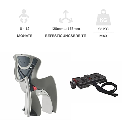 OKBABY Męski uchwyt do fotelika dziecięcego Baby Shield, czarny, S - obrazek 2