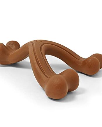 Nylabone Ekstremalnie wytrzymały pies zabawka do żucia, wishbone bizon, duży, dla psów do 23 kg