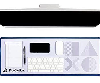 Paladone Playstation 5Th Gen PP8816PS Mata na Biurko, Niebieski/Szary, 30 x 80 cm