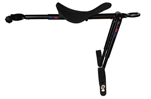 MAC-RIDE Fotelik dziecięcy dla dorosłych, czarny, pojedynczy