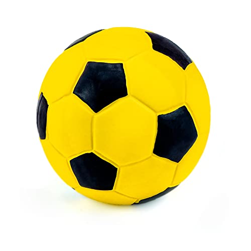 CHIWAVA 3 szt. 6 cm piszcząca lateksowa zabawka dla psa piłka nożna do - obrazek 5