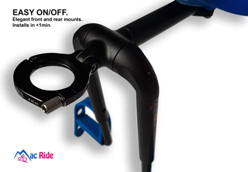 MAC-RIDE Fotelik dziecięcy dla dorosłych, czarny, pojedynczy - obrazek 3