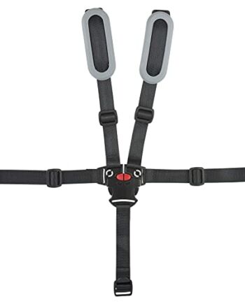 POLISPORT Unisex - pas niemowlęcy z wyściółką czarny fotelik dziecięcy