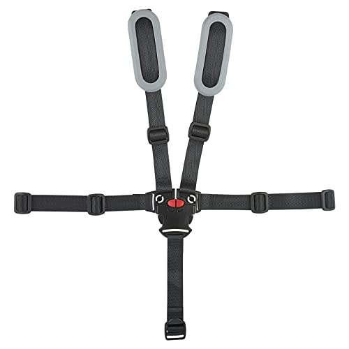 POLISPORT Unisex - pas niemowlęcy z wyściółką czarny fotelik dziecięcy