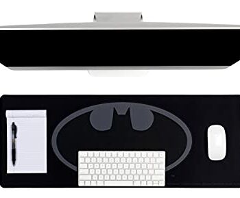 Batman mata na biurko gamingowe, 40 x 80 cm, mata na biurko do biura i domu