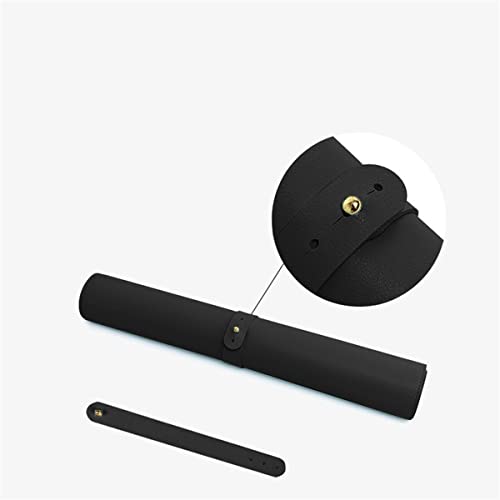 KLAYOVE Podkładka na biurko, wielofunkcyjna podkładka pod mysz, do biura, pod laptopa, podkładka pod mysz dla graczy, skóra poliuretanowa, ochrona stołu, do biura/domowego biura (90 x 45 cm) - obrazek 3