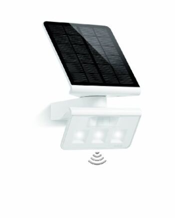 Steinel Lampa solarna LED XSolar LS biała, czujnik ruchu 140 °, zasięg