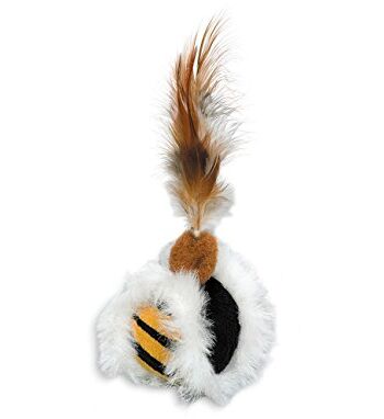 Nobby Pluszowa kula z piórami, z Catnip 5 cm