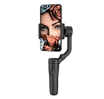 FeiyuTech Vlog Pocket stabilizator niedźwiedź, smartfon, składany, czarny