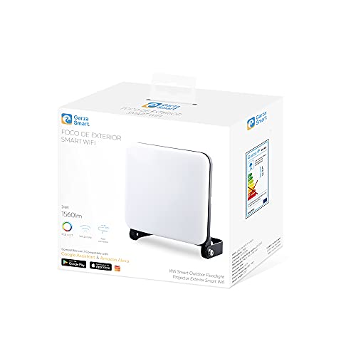 Garza Smarthome inteligentny reflektor LED, Wi-Fi, 24 W, możliwość ściemniania, białe światło, ze zmianą intensywności, temperatury i koloru, programowalny, kompatybilny z Amazon Alexa i Google Home - obrazek 6