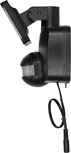 Brennenstuhl Lampa solarna SOL 800 / Lampa solarna z czujnikiem ruchu do zastosowan zewnetrznych i panelem slonecznym (lampa solarna led IP44, Kinkiet Zewnetrzny z akumulatorem, 8 x 0,5W) czarny - obrazek 11