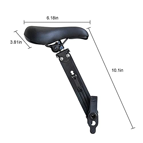 WMLBK Fotelik dziecięcy do rowerów górskich, przenośny, zdejmowany, z przodu dla dzieci w wieku 2-6 lat, fotelik dziecięcy, rower górski z przodu, mocowanie na kierownicę - obrazek 7