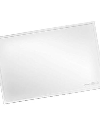 Podkładka na biurko OFFICE POINT | przezroczysta, przezroczysta podkładka na biurko z gładką powierzchnią do biura i miejsca pracy | zmywalna, mata na stół (900 x 400 mm)