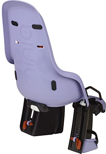 MINIA Rama 8405600002 – Tylny fotelik dziecięcy do roweru zmontowany na ramie, zalecany wiek od 9 miesięcy do 6 lat i maksymalna waga 22 kg w kolorze fioletowym. - obrazek 4