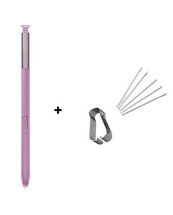 Cemobile Touch Stylus Pen S Pen (bez sterowania Bluetooth) + końcówka pióra końcówki do Samsung Galaxy Note 9 (fioletowy)