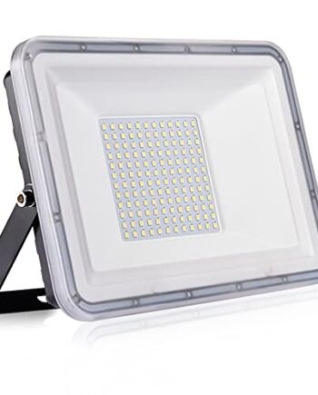 100W LED Reflektor Wodoodporny IP67 lampa bezpieczeństwa 3000K Ciepłe światło reflektor 10000LM Reflektor zewnętrzny do ogrodu podwórka garażu parkingowego magazyn