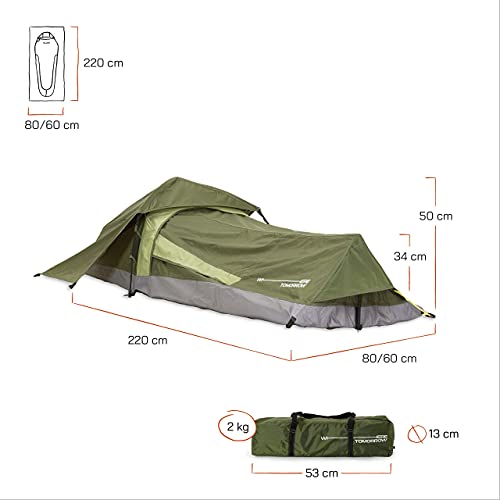 Where Tomorrow namiot typu pop-up dla 1 osoby, prostokątny, 220 x 80 x - obrazek 8