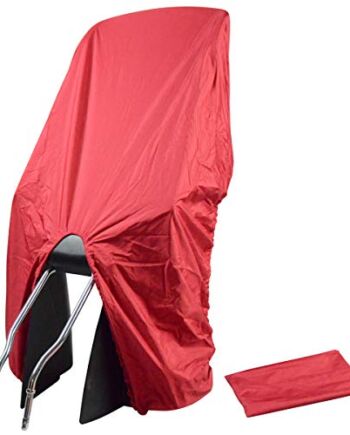 NICE 'N' DRY - pokrowiec przeciwdeszczowy na dziecięce fotele rowerowe - czerwony