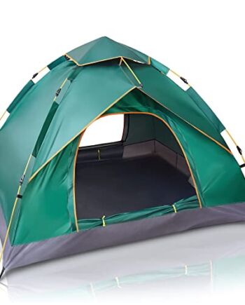 Iceberk Namiot kempingowy dla 2 – 3 osób | Namiot Pop Up z szybkim montażem automatyczny na festiwal, kemping, do namiotów itp