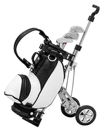 Longridge Zestaw toreb golfowych i długopisów, biały/czarny, GGPHTA