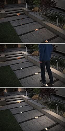 Paulmann 94724 LED solarna oprawa dogruntowa Aron czujnik ruchu przyjazna owadom IP67 100x100mm 2200K 0,5W 5lm Biały kwadrat stal szlach. tw. sztuczne - obrazek 5